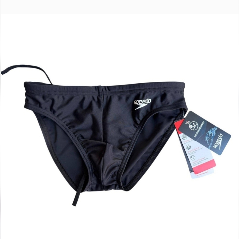 Speedo Charcoal Swim Briefs